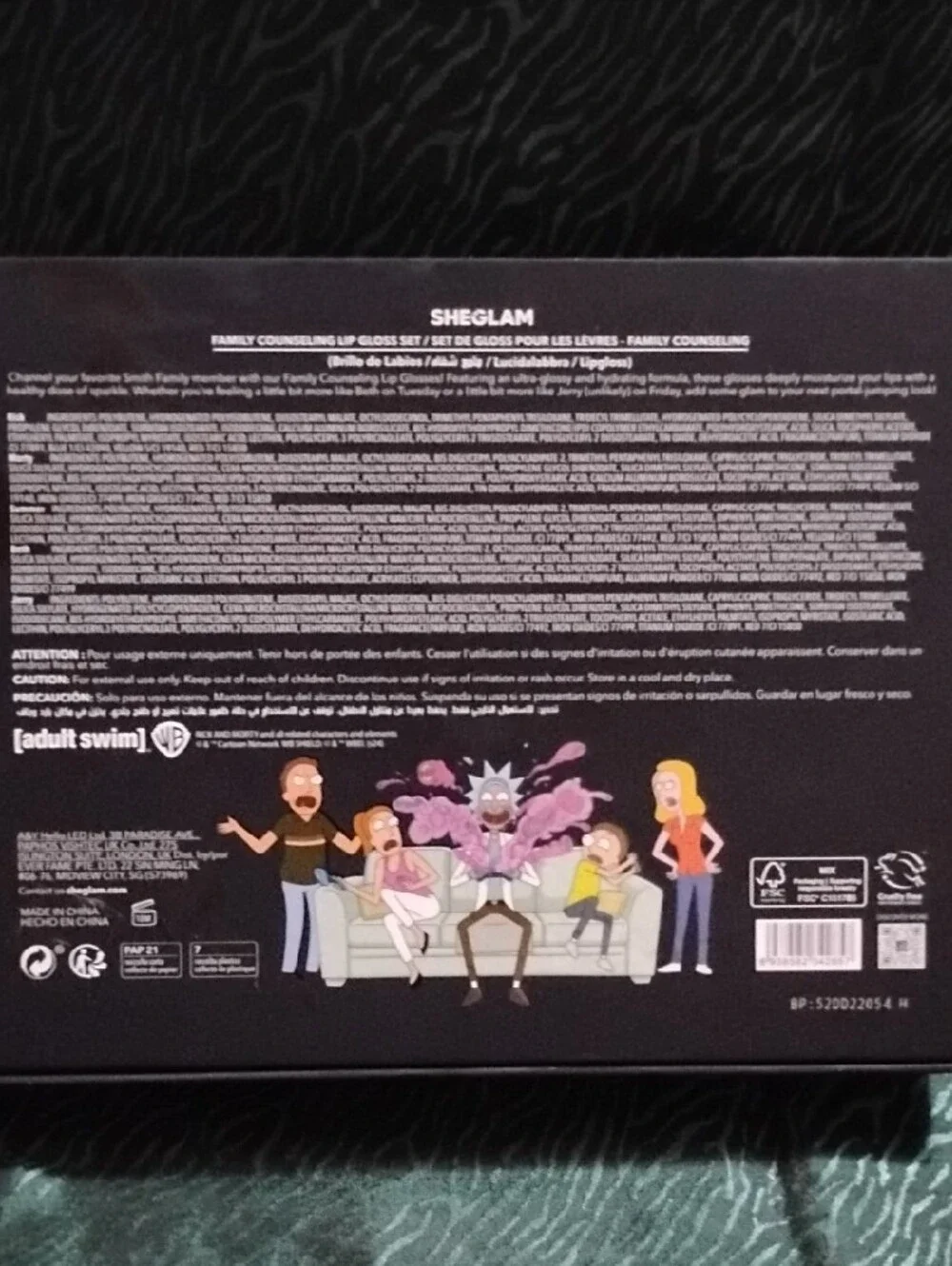 Sheglam rick morty